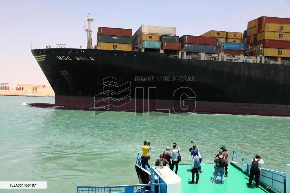 EGYPT-SUEZ CANAL-ANNUAL REVENUE-RECORD-HIGH