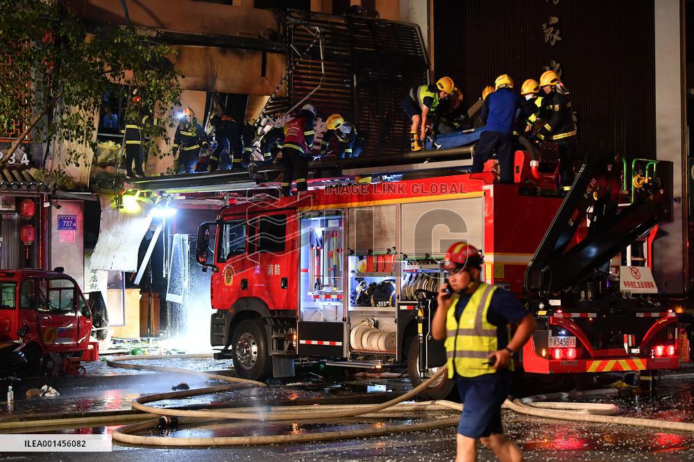 CHINA-NINGXIA-YINCHUAN-RESTAURANT-EXPLOSION (CN)