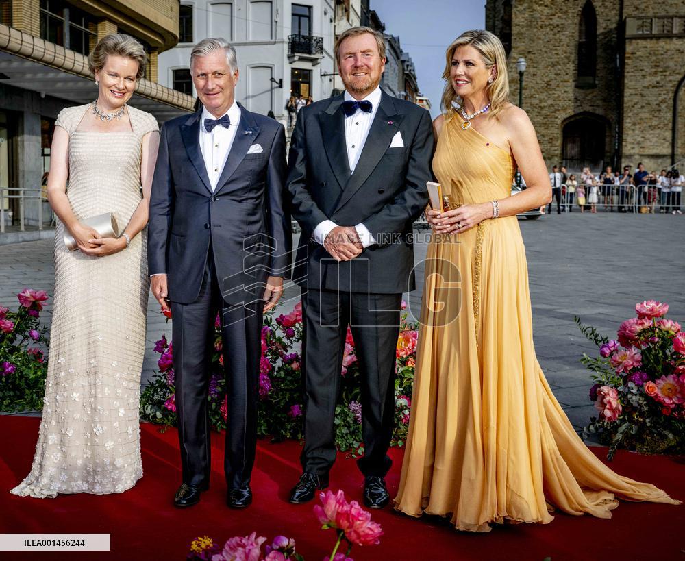 Dutch And Belgium Royals At A Concert - Brussels