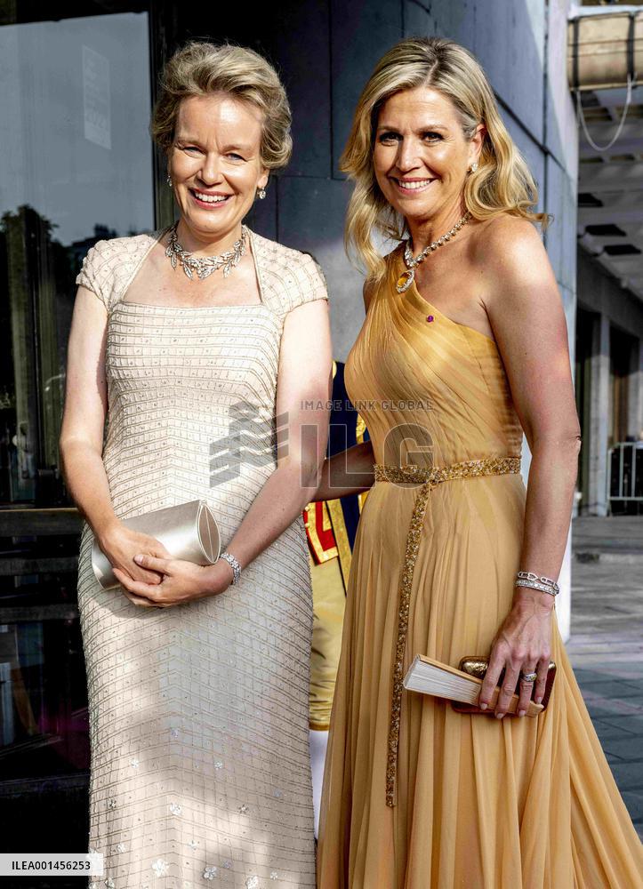 Dutch And Belgium Royals At A Concert - Brussels