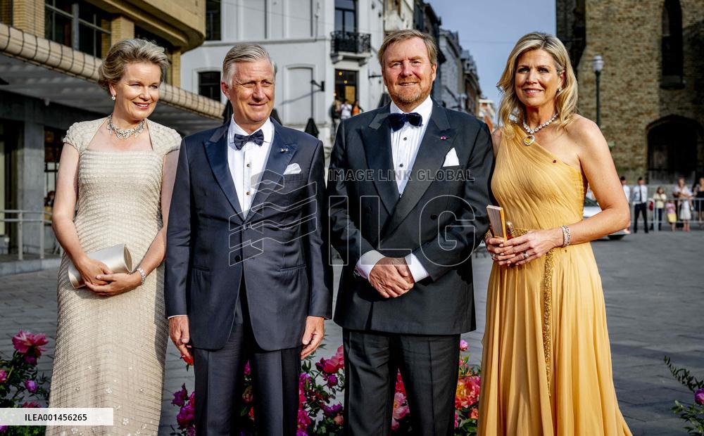 Dutch And Belgium Royals At A Concert - Brussels