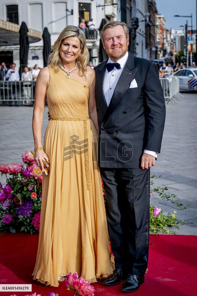 Dutch And Belgium Royals At A Concert - Brussels