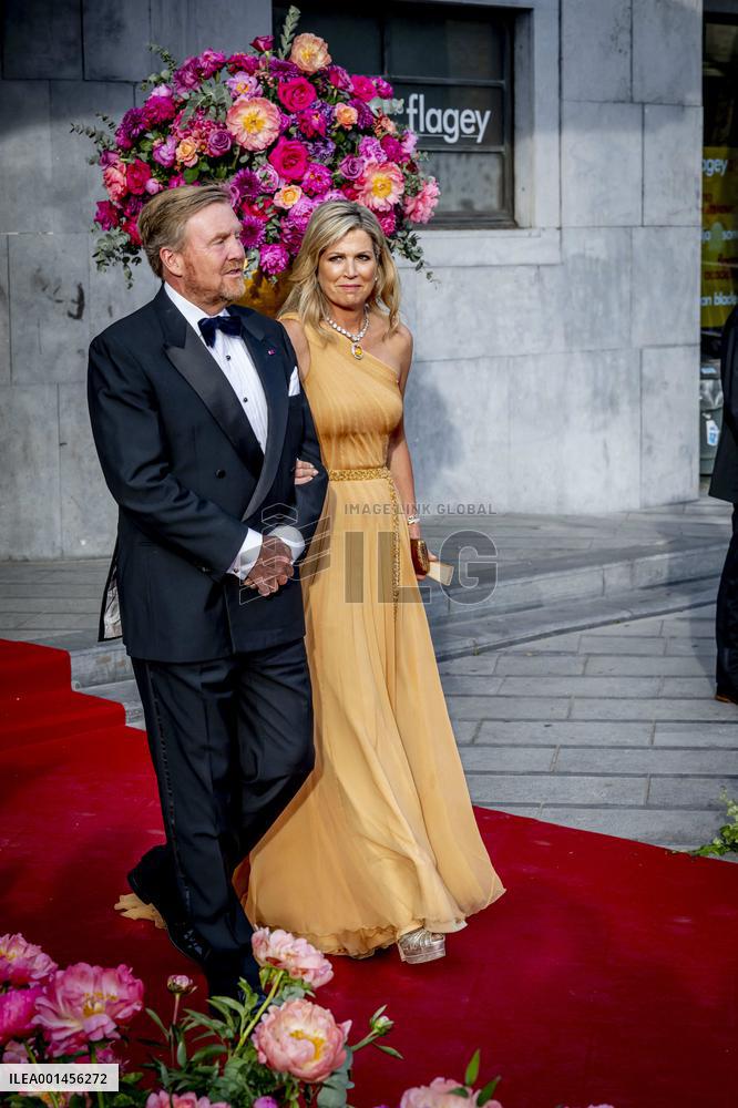 Dutch And Belgium Royals At A Concert - Brussels