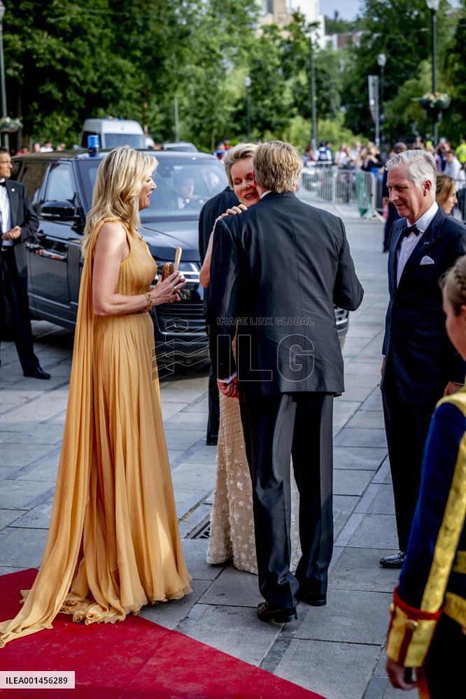 Dutch And Belgium Royals At A Concert - Brussels