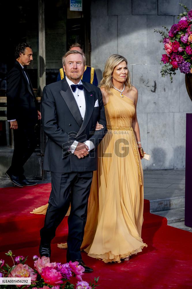 Dutch And Belgium Royals At A Concert - Brussels