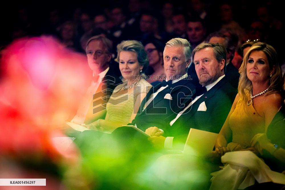 Dutch And Belgium Royals At A Concert - Brussels