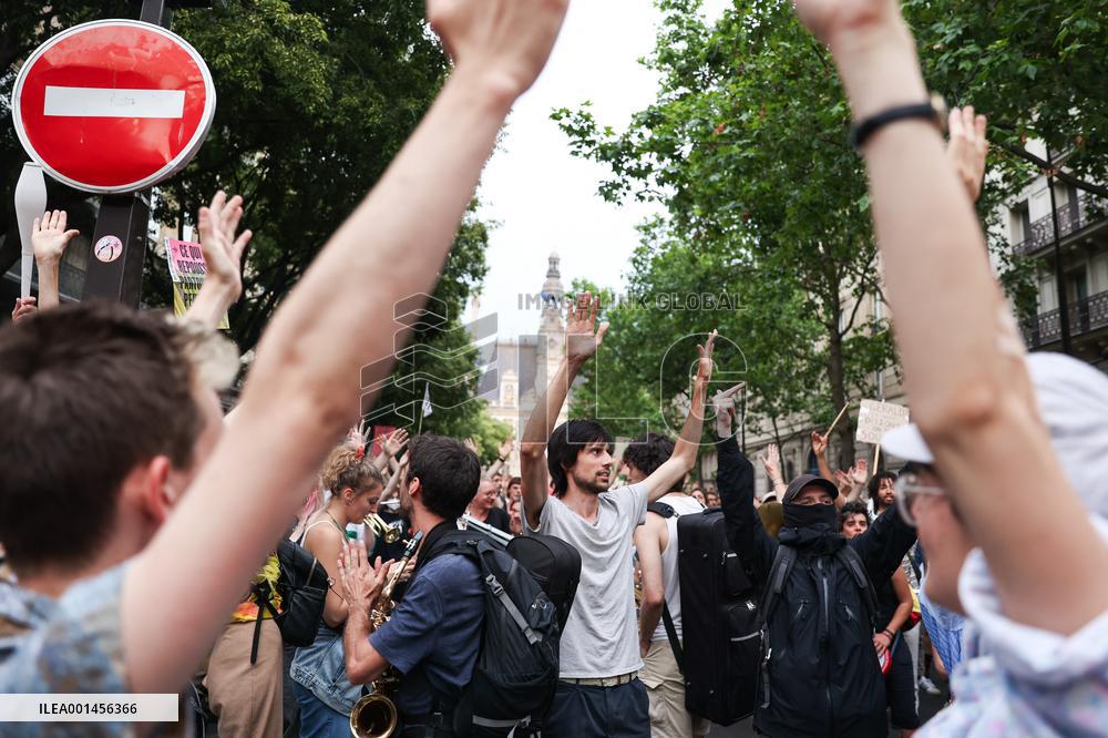 Demonstration In Support Of Radical Environmental Movements - Paris