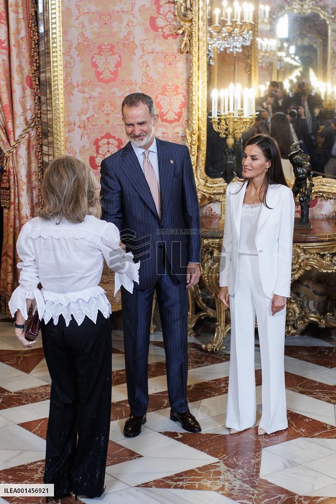 Royals At Princess Of Asturias Foundation Board Of Trustees Meeting - Madrid