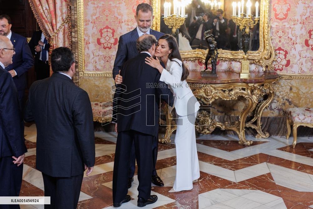 Royals At Princess Of Asturias Foundation Board Of Trustees Meeting - Madrid