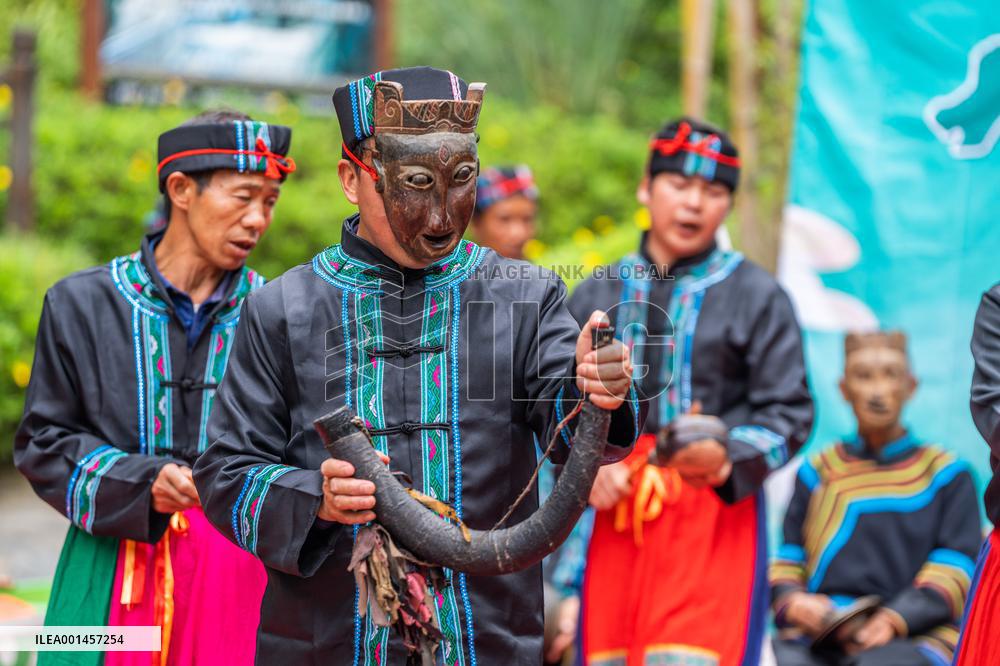 Nuo Opera performance Celebrate Dragon Boat Festival