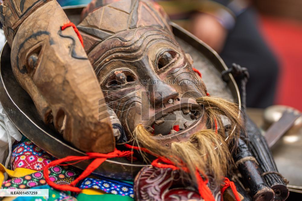 Nuo Opera performance Celebrate Dragon Boat Festival