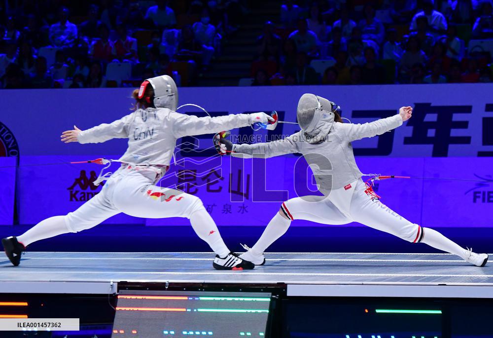 #(SP)JIANGSU-WUXI-ASIAN CHAMPIONSHIPS-WOMEN'S TEAM SABRE