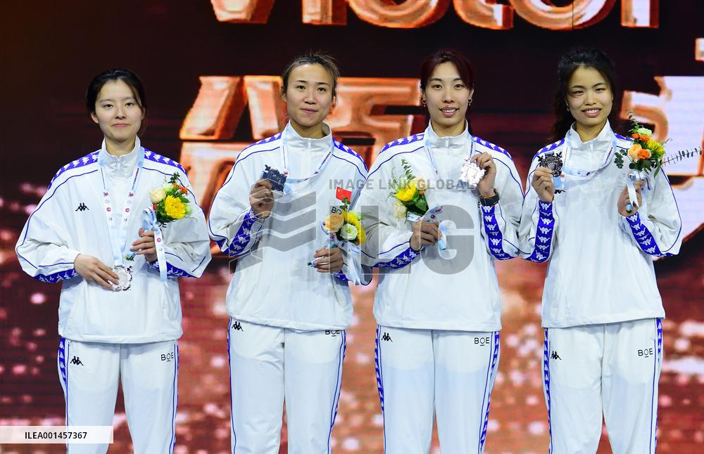 #(SP)JIANGSU-WUXI-ASIAN CHAMPIONSHIPS-WOMEN'S TEAM SABRE