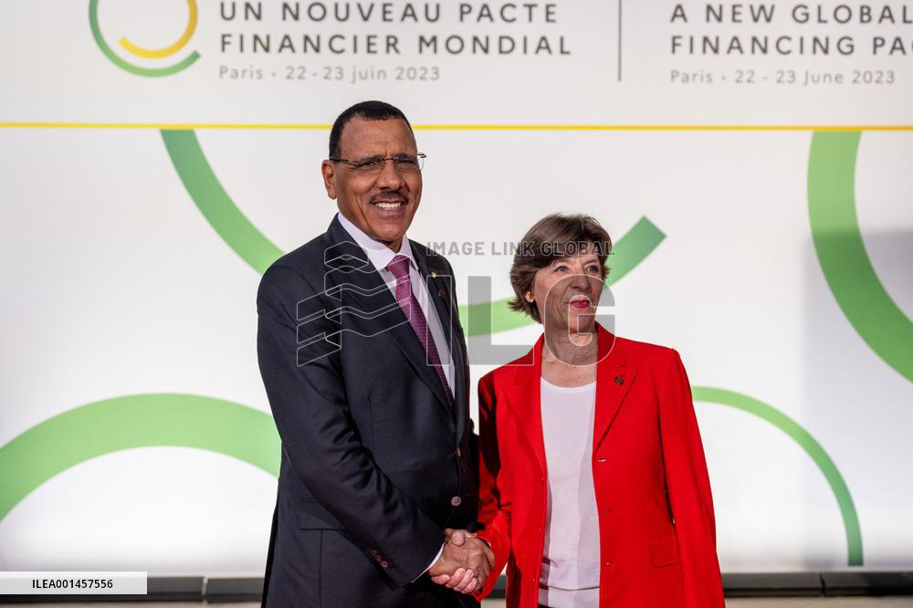 New Global Financing Pact Summit - Paris