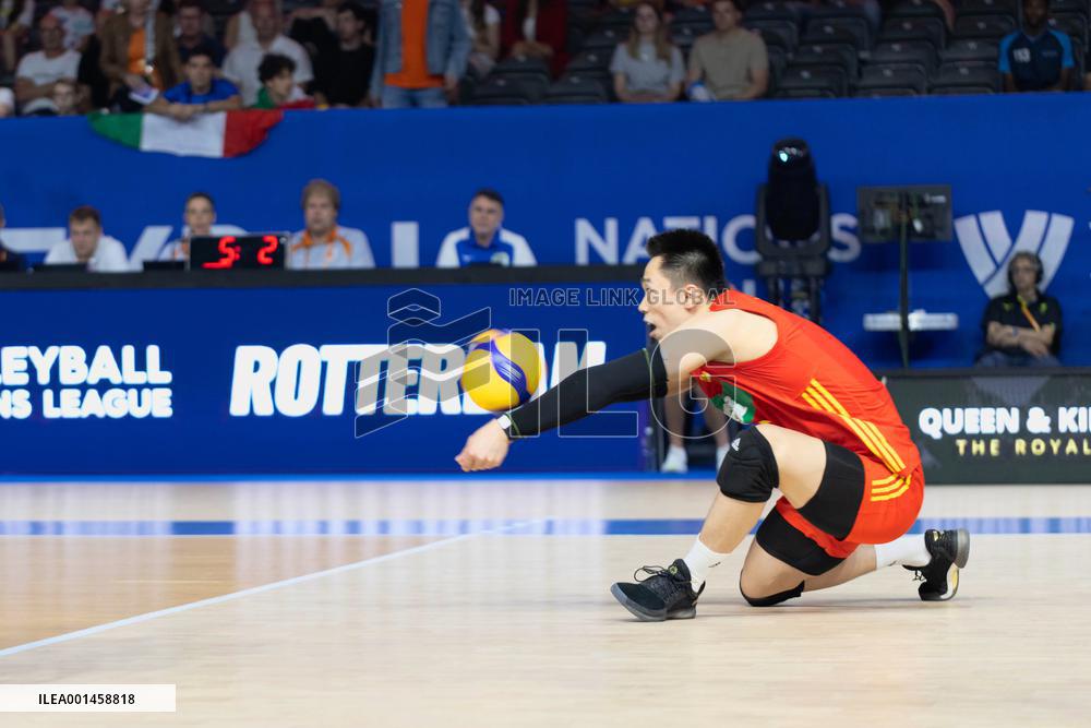 (SP)NETHERLANDS-ROTTERDAM-VOLLEYBALL NATIONS LEAGUE-CHN VS ITA