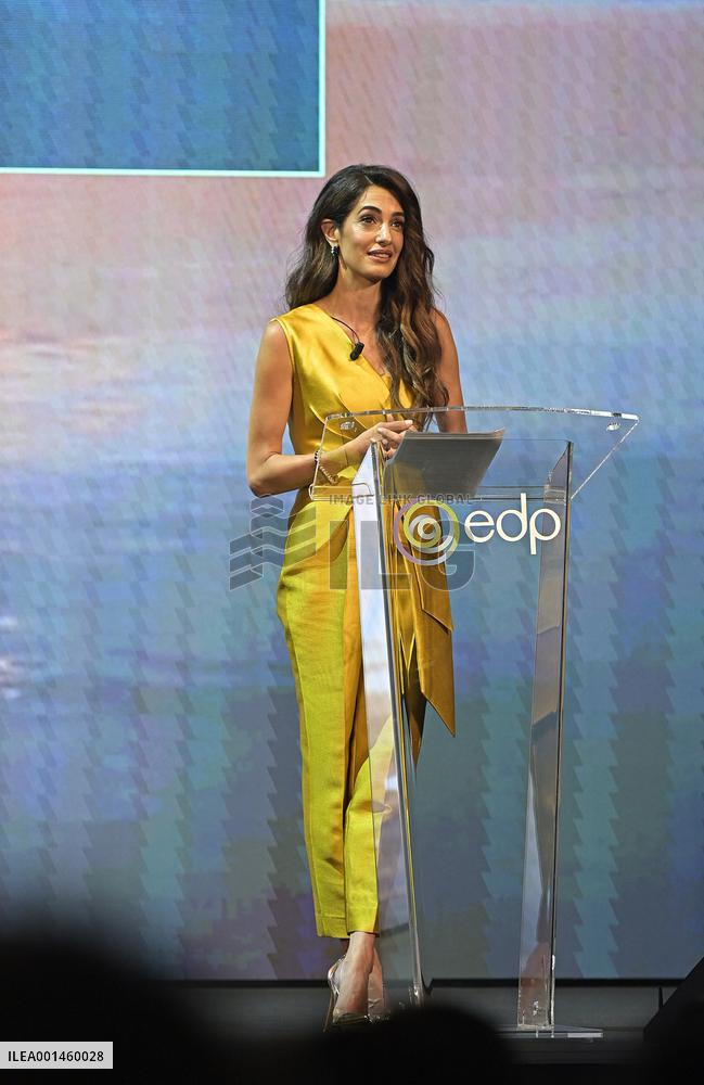 Amal Clooney We Choose Earth Tour - Madrid