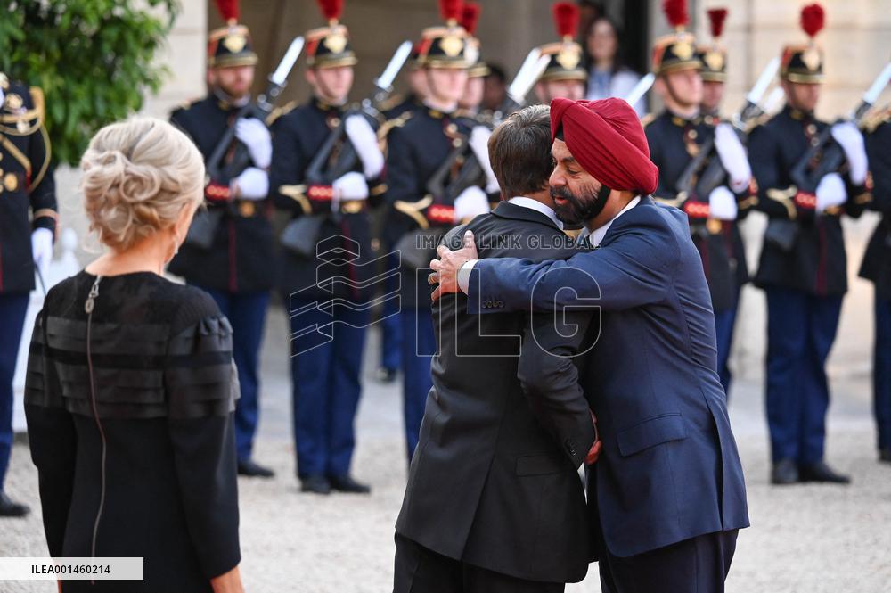 New Global Financial Pact Summit Dinner - Paris