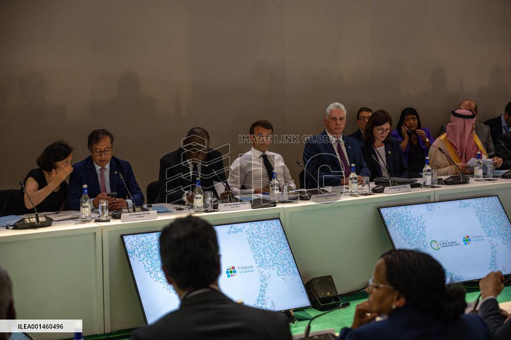 New Global Financing Pact Summit - Paris