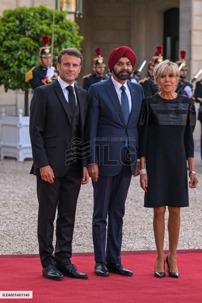 New Global Financing Pact Summit Dinner - Paris