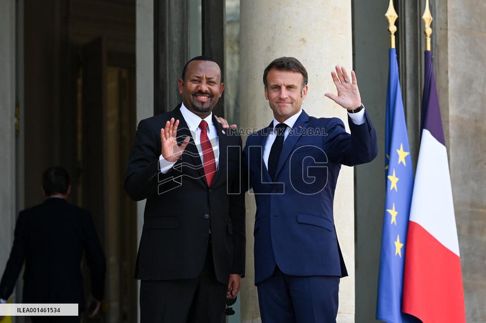 French President Receives Prime Minister of Ethiopia - Paris