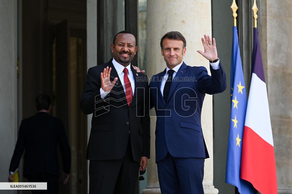 French President Receives Prime Minister of Ethiopia - Paris