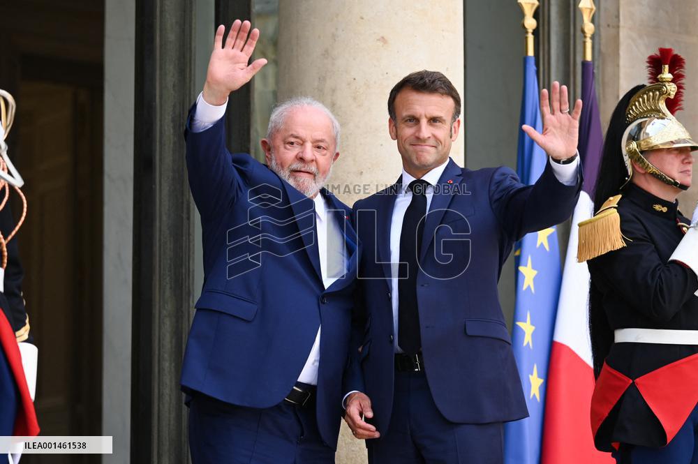 French President Receives Brazilian President - Paris