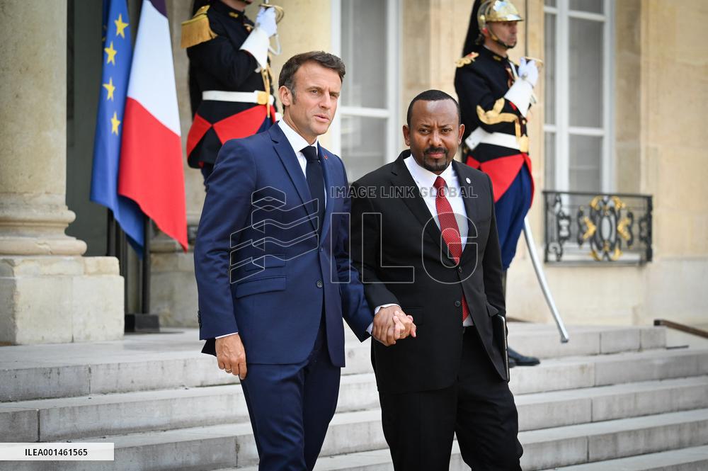 French President Receives Prime Minister of Ethiopia - Paris