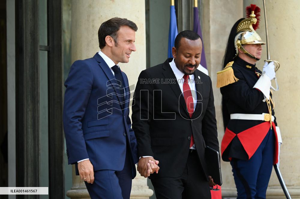 French President Receives Prime Minister of Ethiopia - Paris