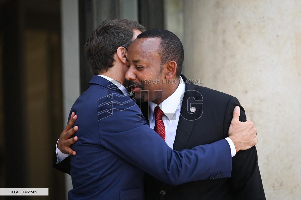 French President Receives Prime Minister of Ethiopia - Paris