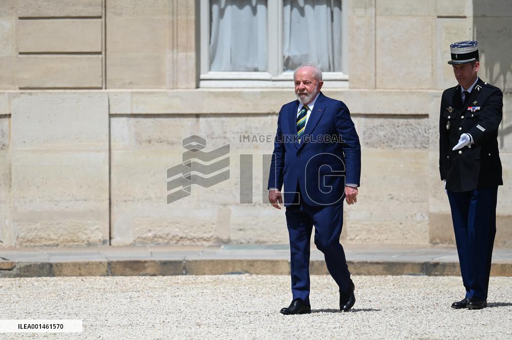 French President Receives Brazilian President - Paris