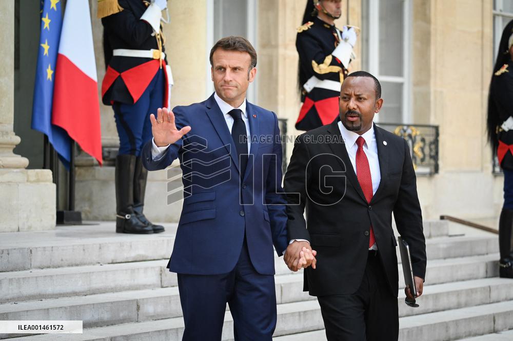 French President Receives Prime Minister of Ethiopia - Paris