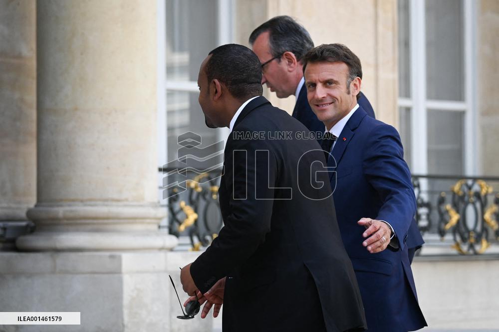 French President Receives Prime Minister of Ethiopia - Paris