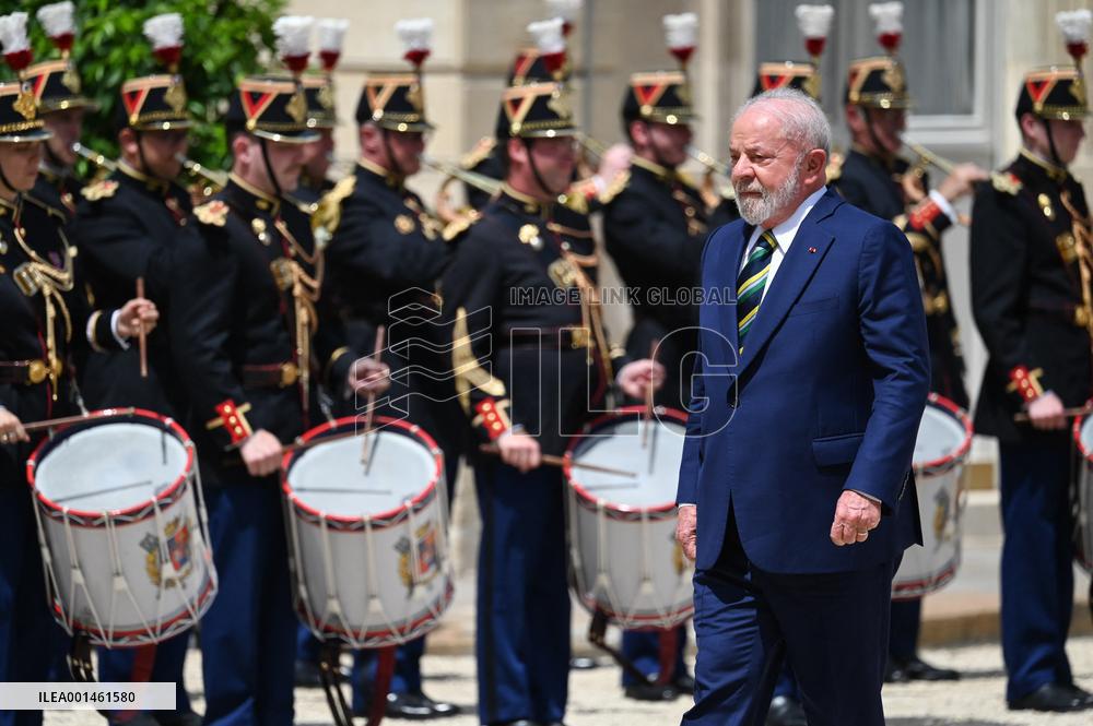 French President Receives Brazilian President - Paris