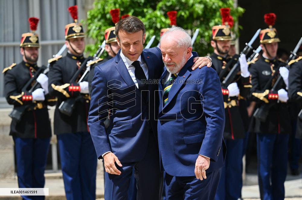 French President Receives Brazilian President - Paris