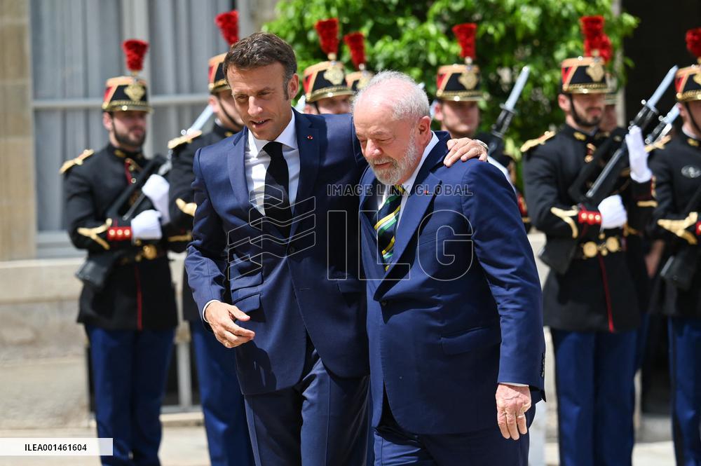 French President Receives Brazilian President - Paris