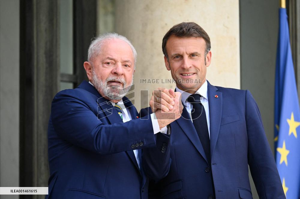 French President Receives Brazilian President - Paris