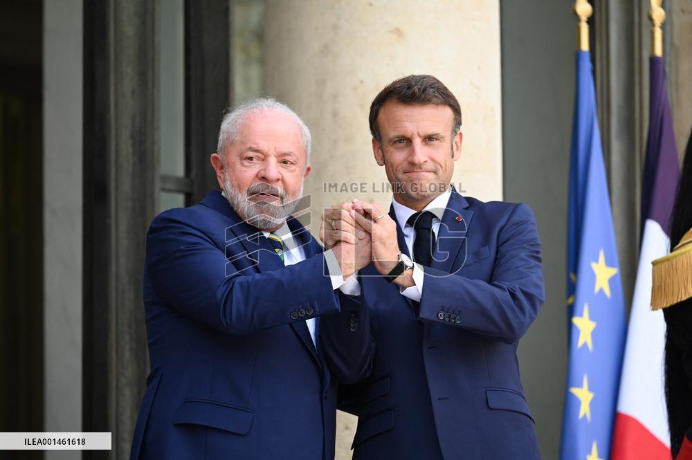 French President Receives Brazilian President - Paris