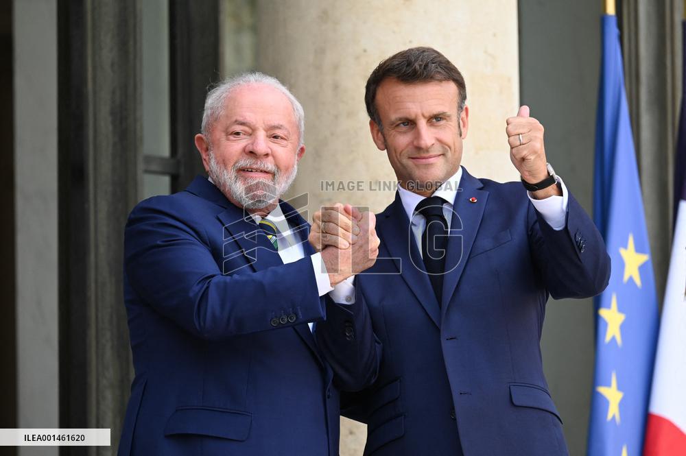 French President Receives Brazilian President - Paris
