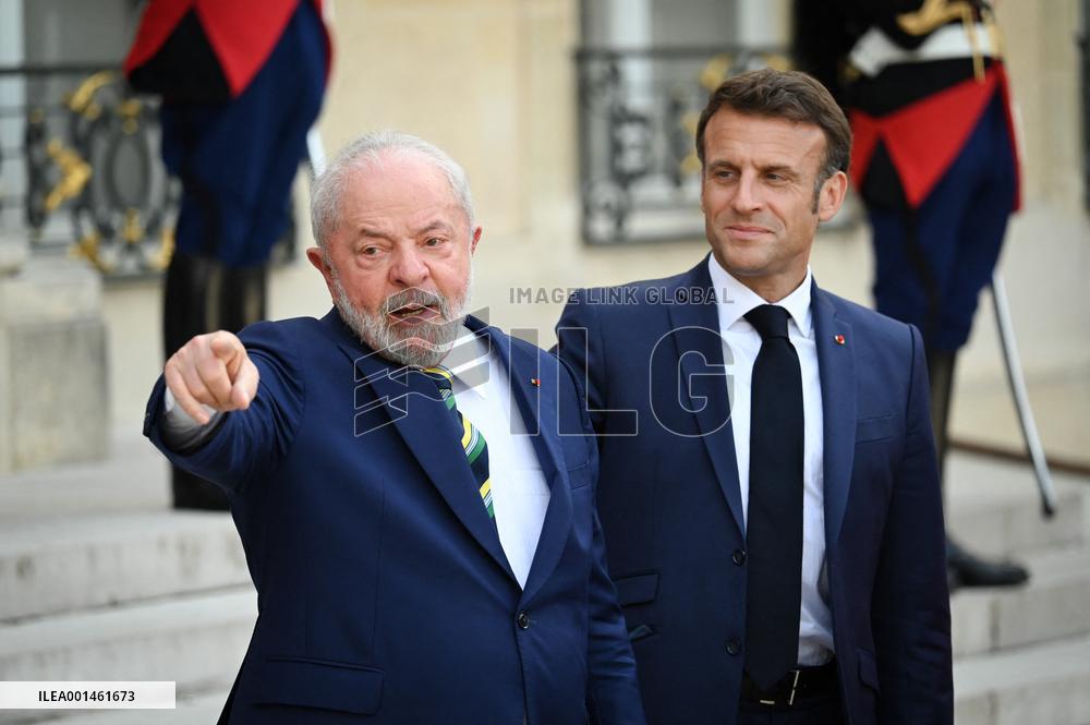 French President Receives Brazilian President - Paris