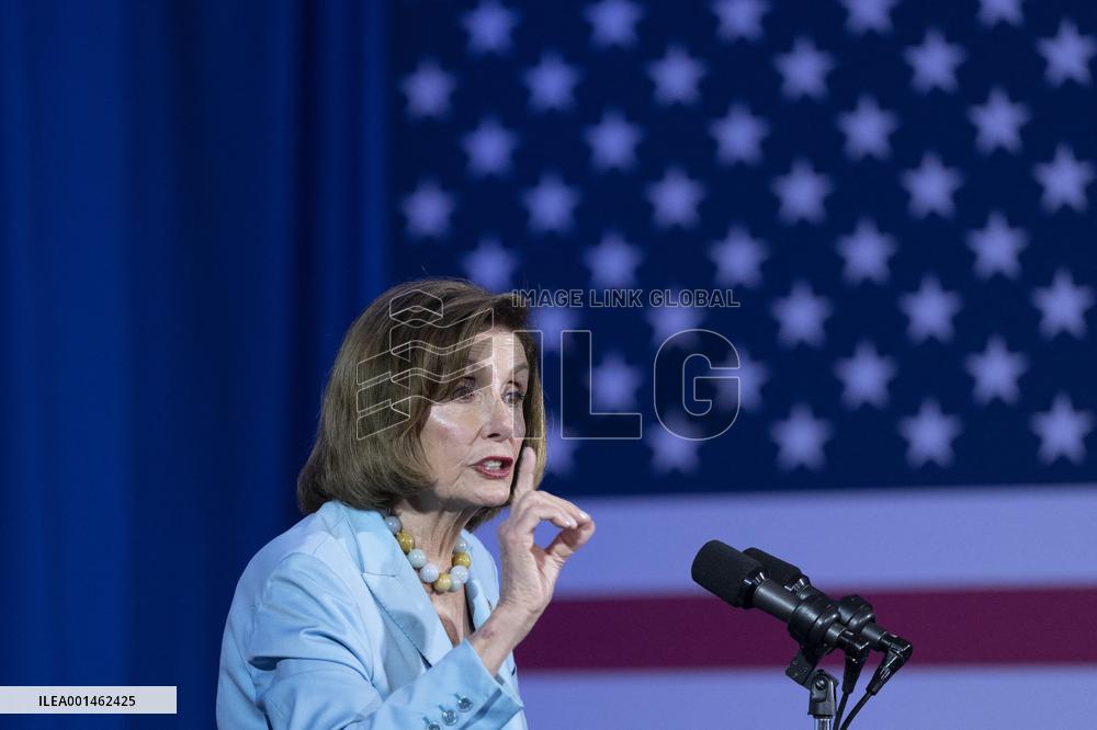 President Joe Biden makes remarks at a political event held by pro choice groups