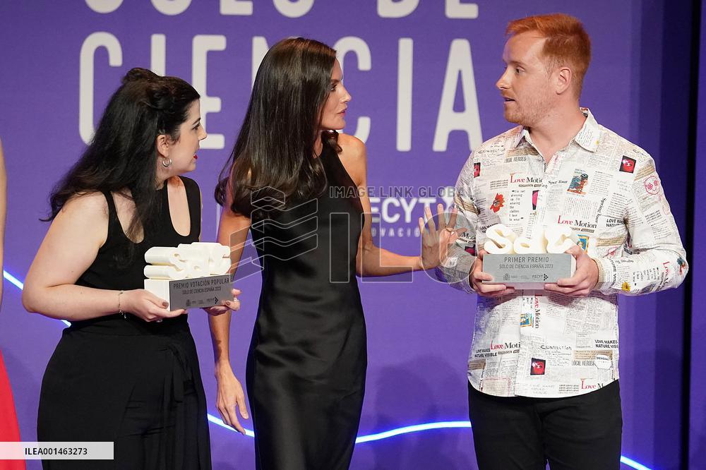 Queen Letizia Attends The National Final Of Scientific Monologues Science Only