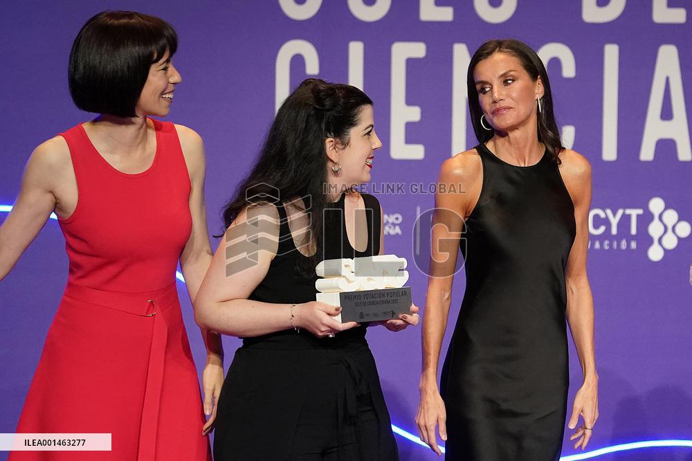 Queen Letizia Attends The National Final Of Scientific Monologues Science Only