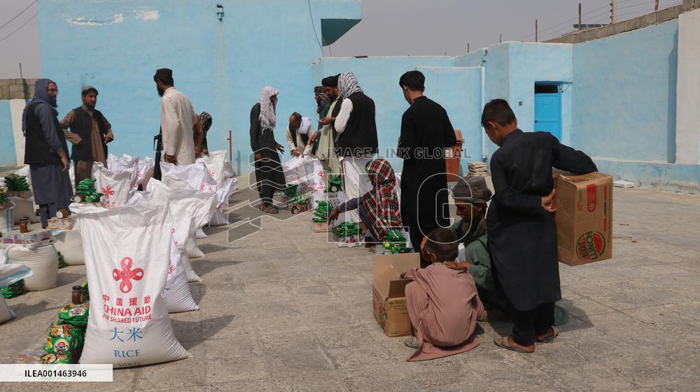 AFGHANISTAN-FARAH-CHINA-AID