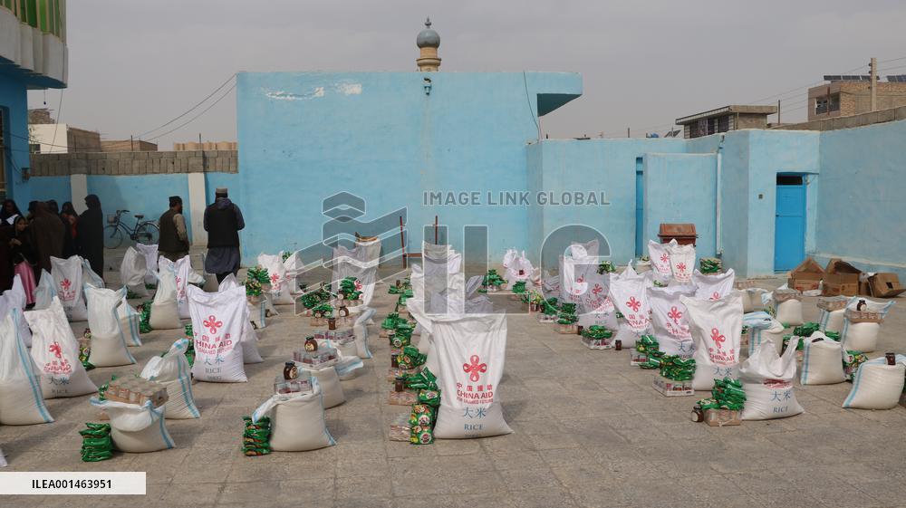 AFGHANISTAN-FARAH-CHINA-AID