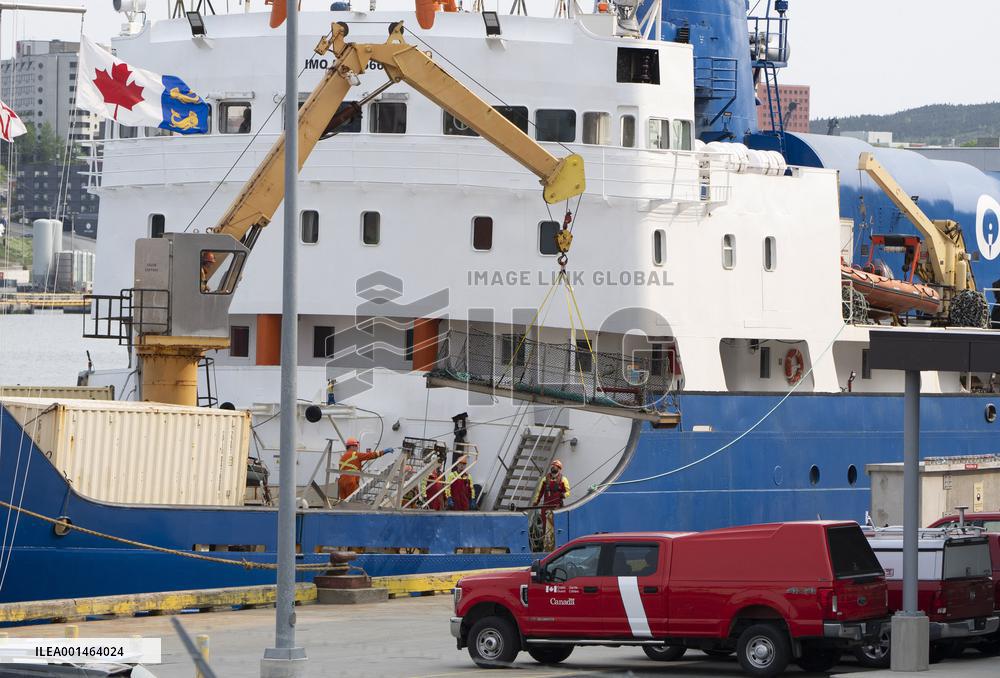 Titan Sub's Main Support Ships Return To Harbour - Canada