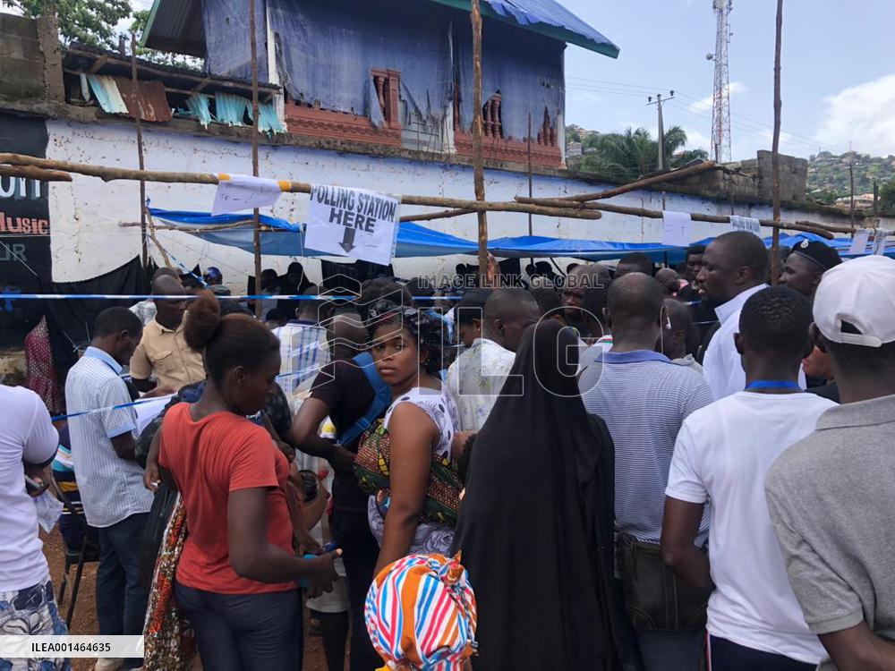 SIERRA LEONE-FREETOWN-GENERAL ELECTIONS-VOTING