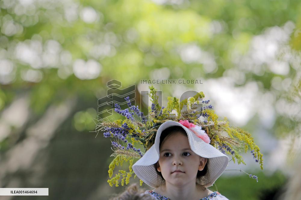 ROMANIA-BUCHAREST-TRADITIONAL FESTIVAL-SANZIENE