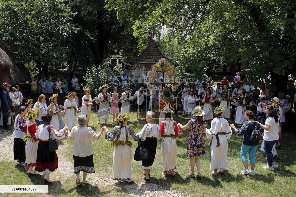 ROMANIA-BUCHAREST-TRADITIONAL FESTIVAL-SANZIENE