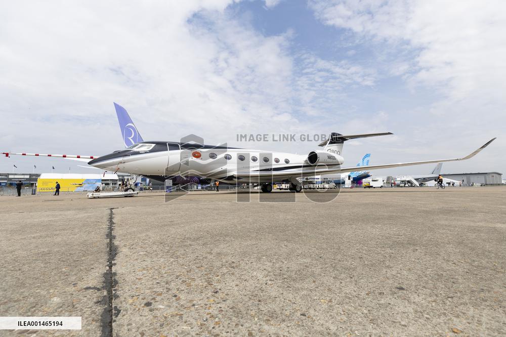 American aircraft company Gulfstream at Paris Air Show