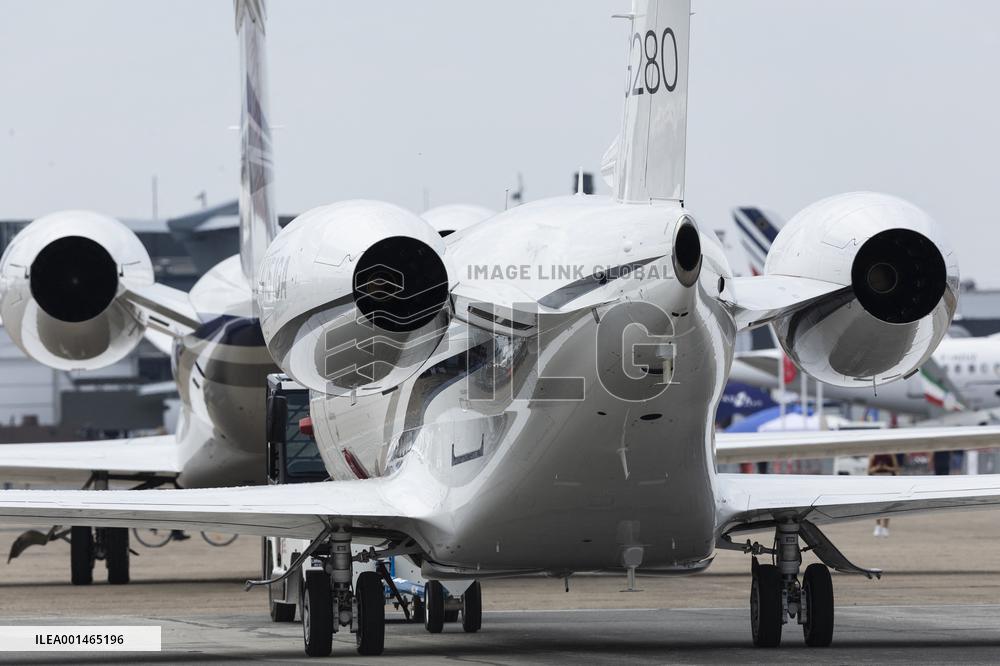 American aircraft company Gulfstream at Paris Air Show